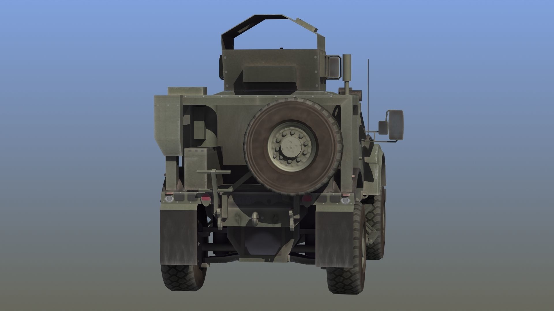 NATO Wheeled Military Veihilce 3D Model Collection_11