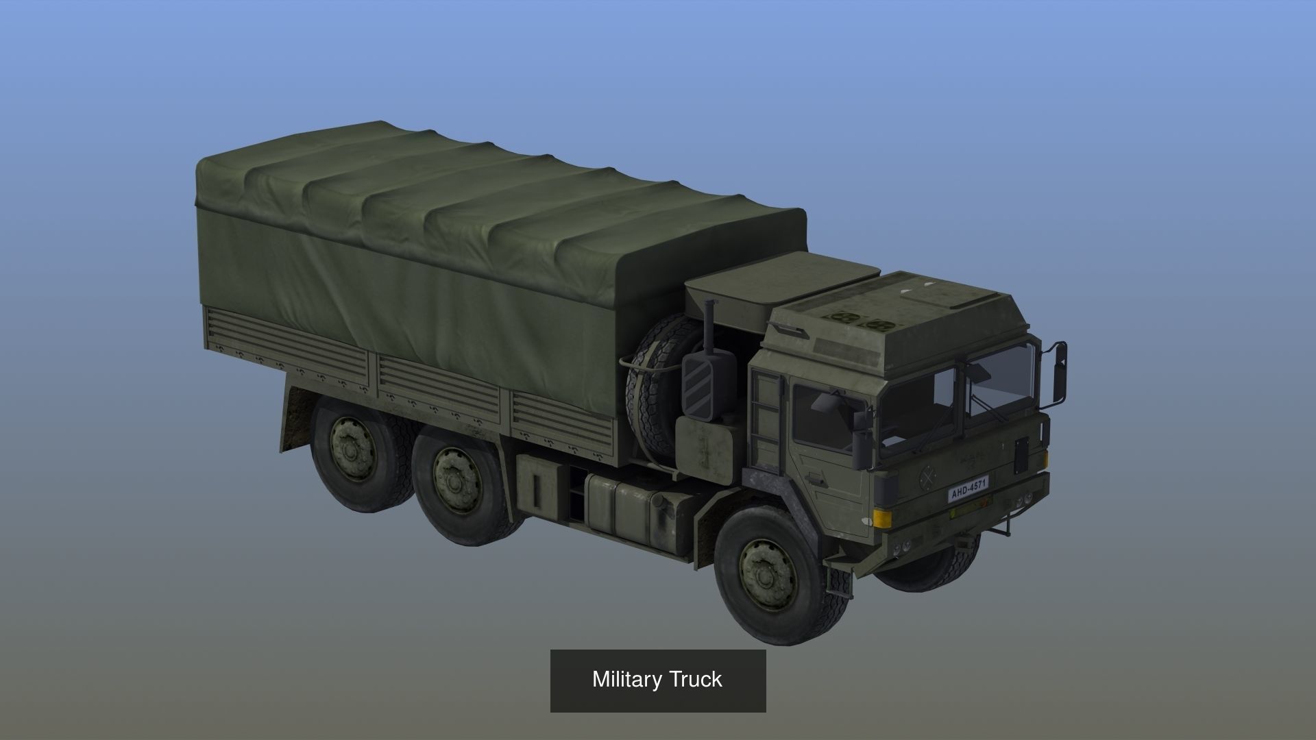 NATO Wheeled Military Veihilce 3D Model Collection_4