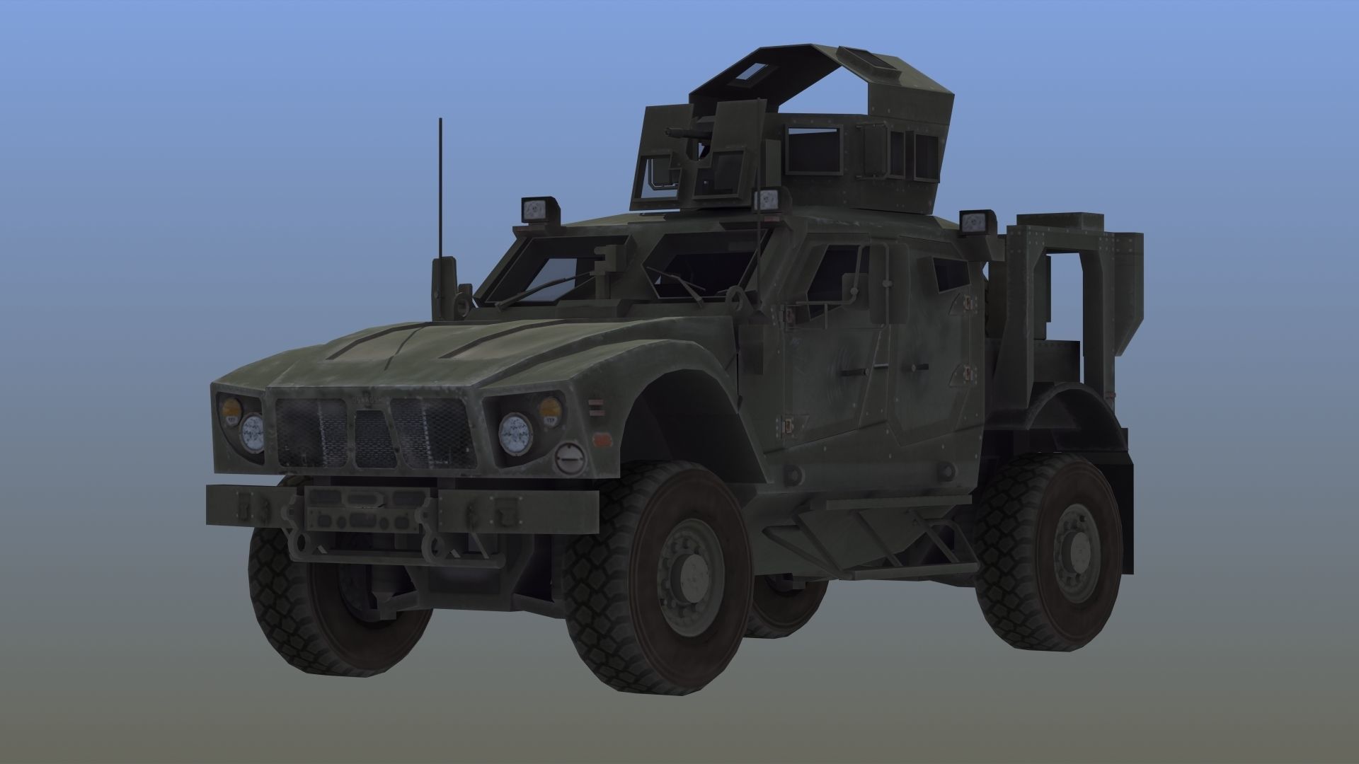 NATO Wheeled Military Veihilce 3D Model Collection_10