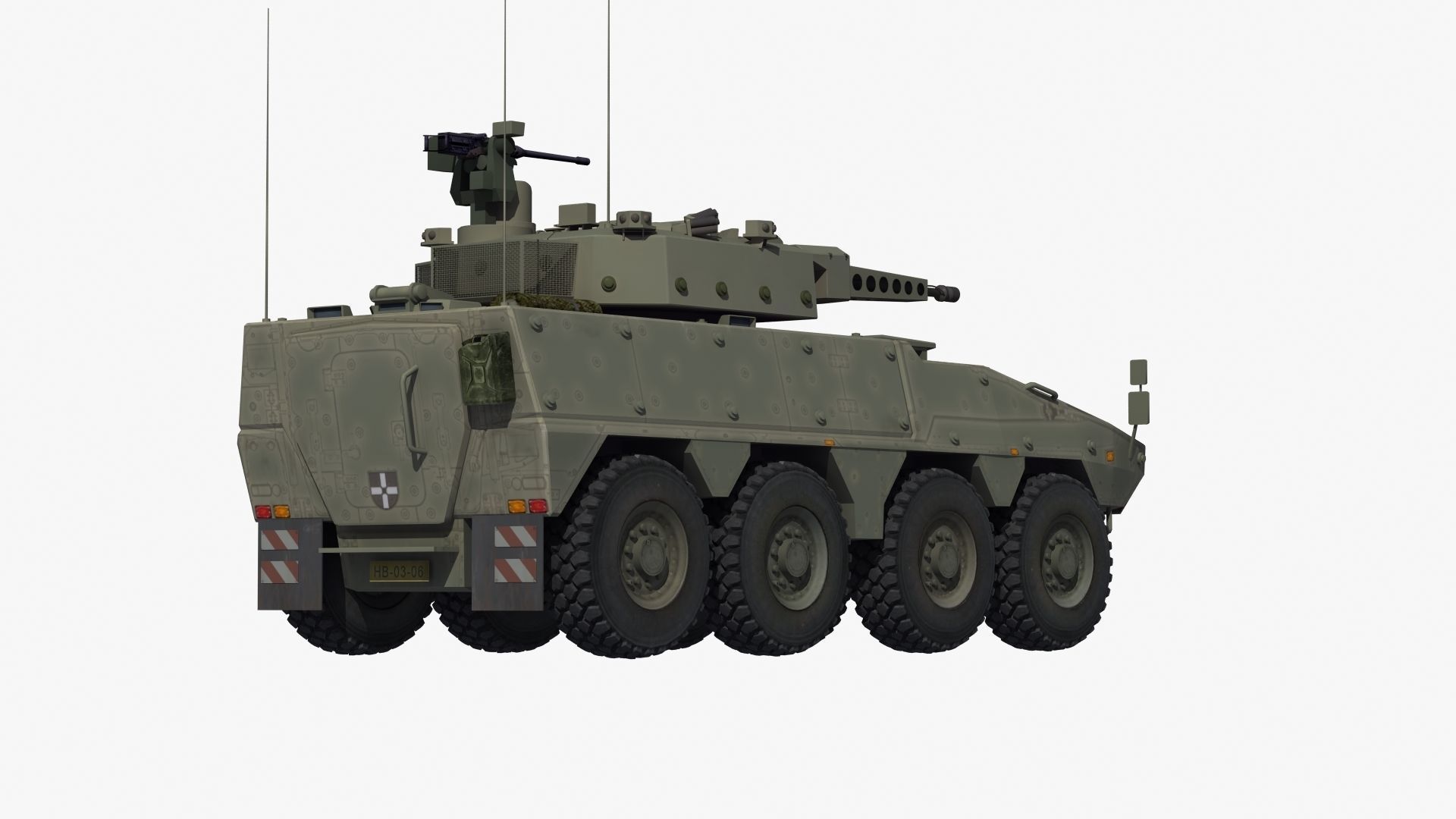 NATO Wheeled Military Veihilce 3D Model Collection_16