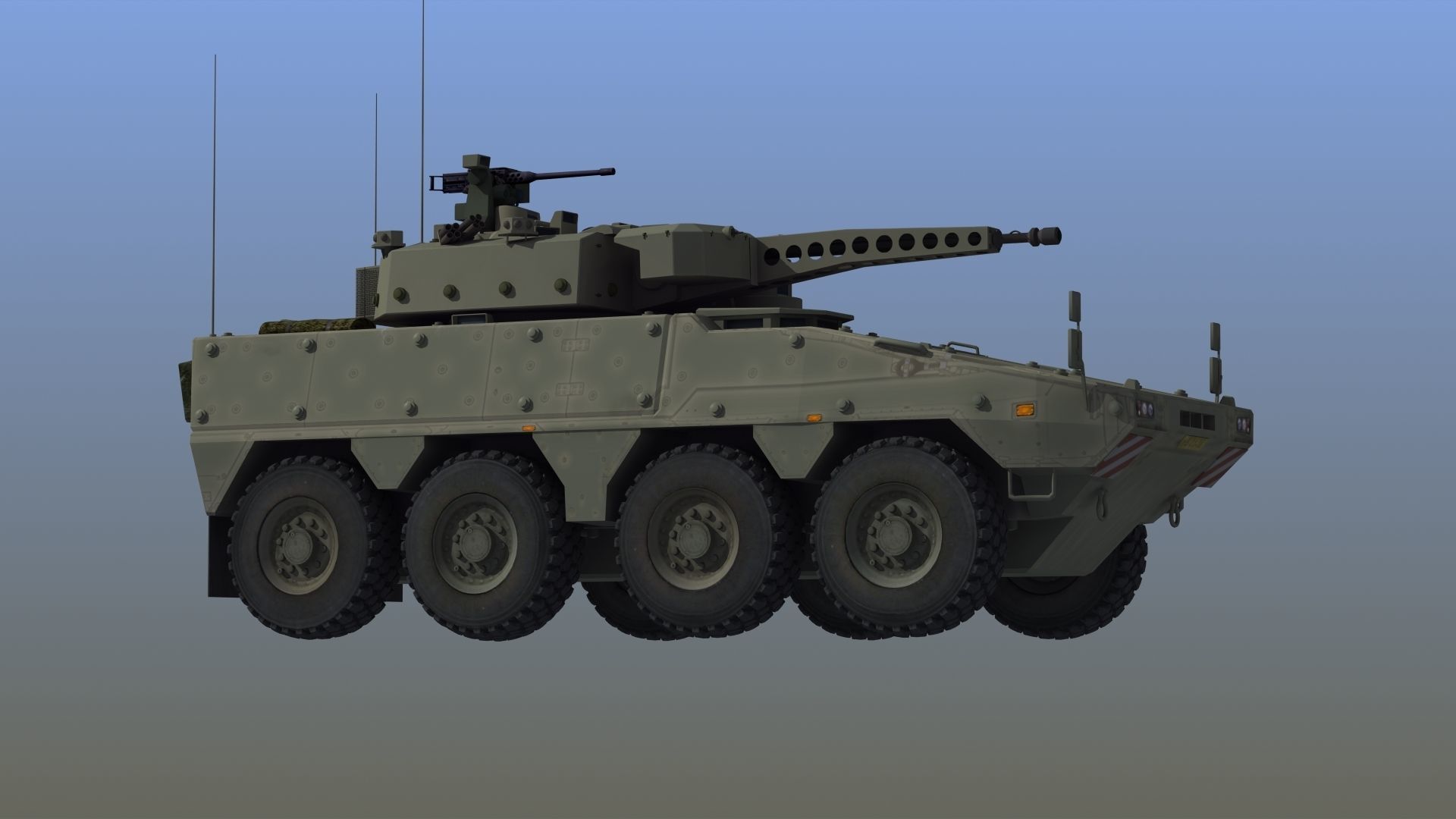 NATO Wheeled Military Veihilce 3D Model Collection_6