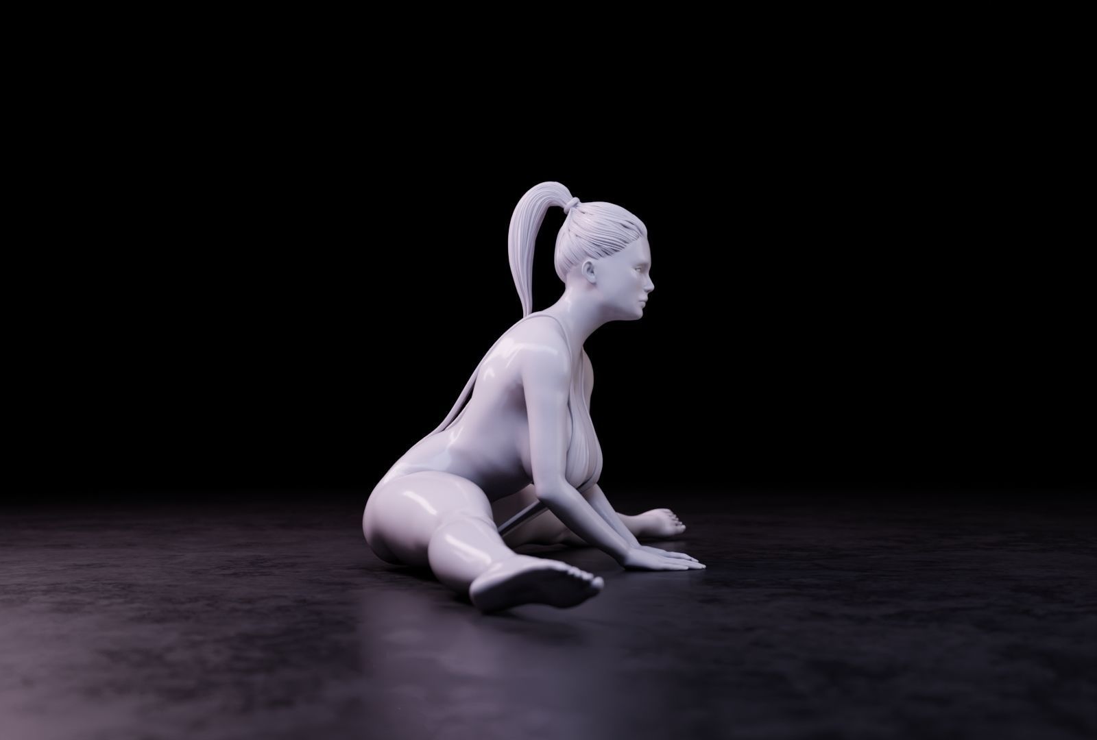 Sexy girl 112 3D print model_9
