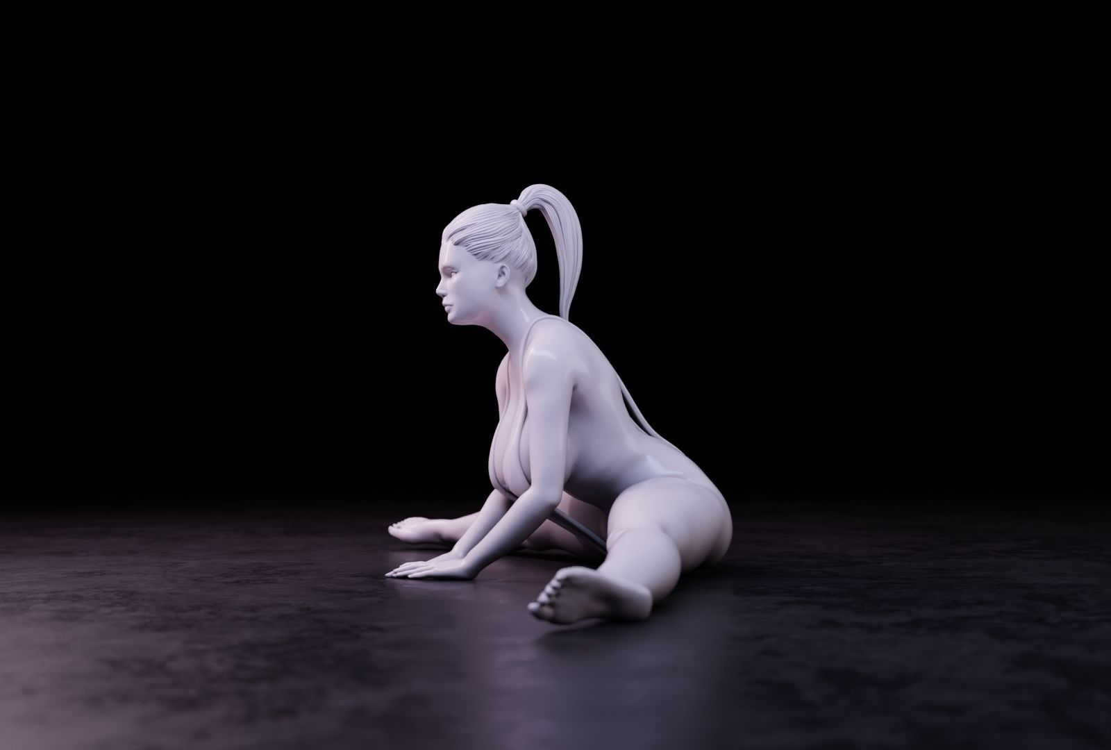Sexy girl 112 3D print model_29