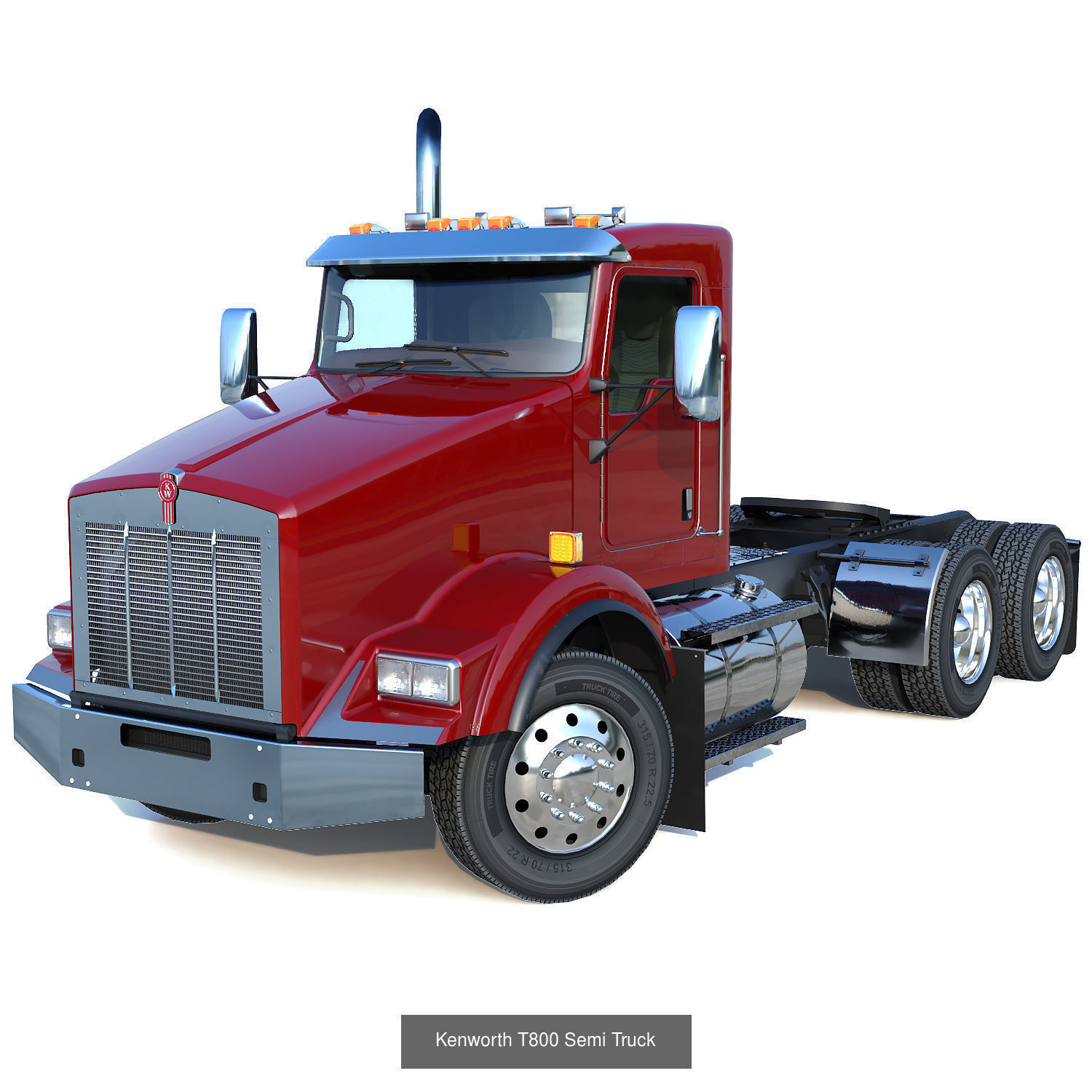 Four Trucks 3D Model Collection_6