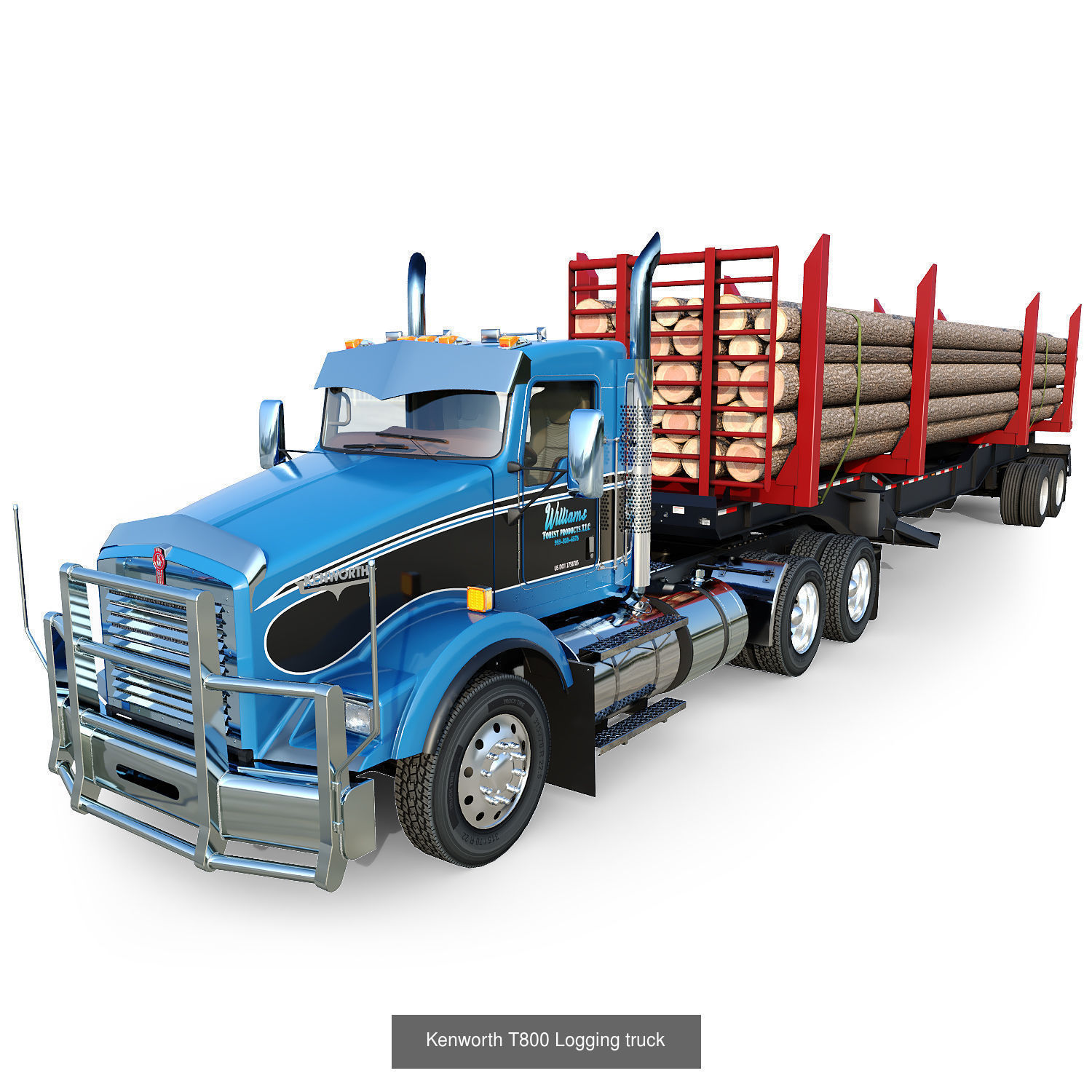 Four Trucks 3D Model Collection_9