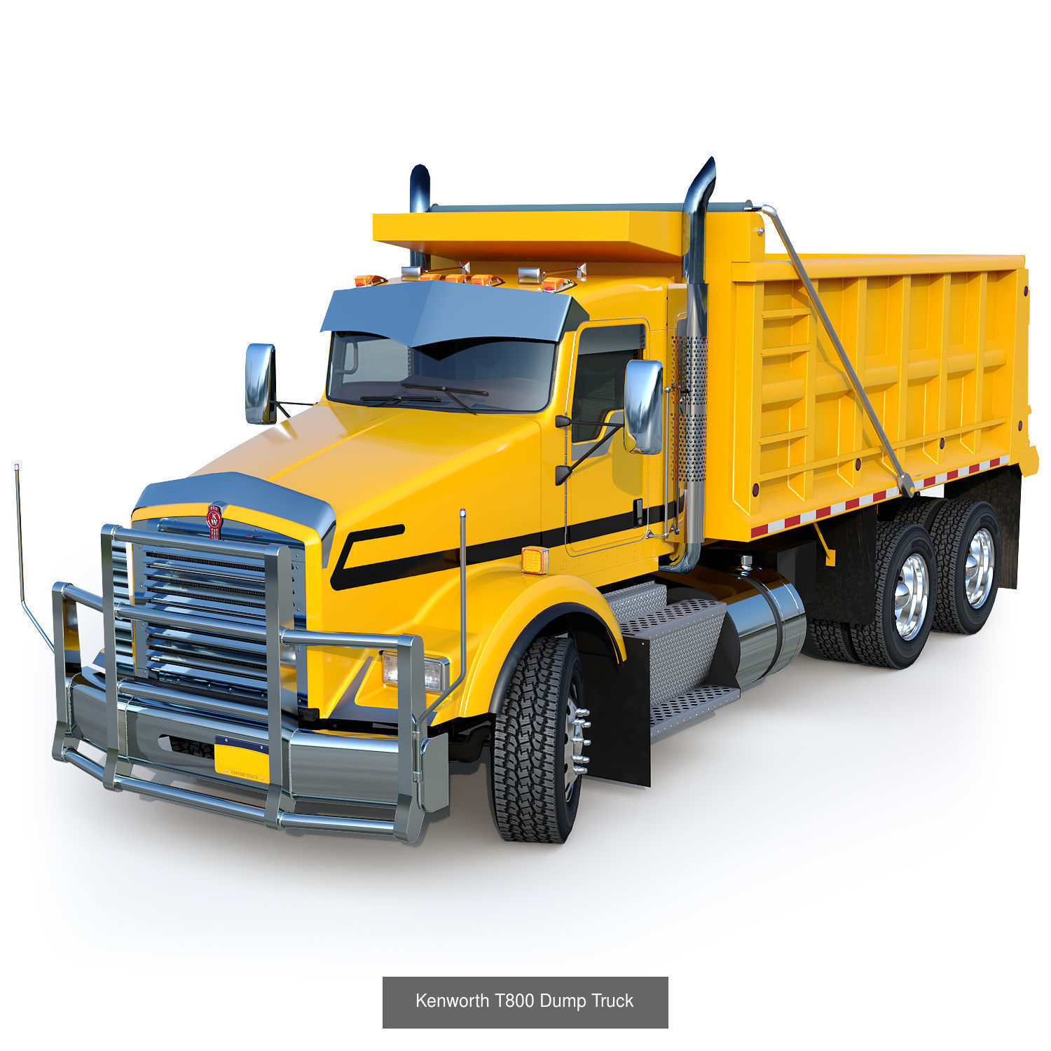 Four Trucks 3D Model Collection_8