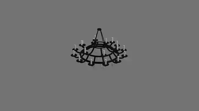 chandelier 3D model