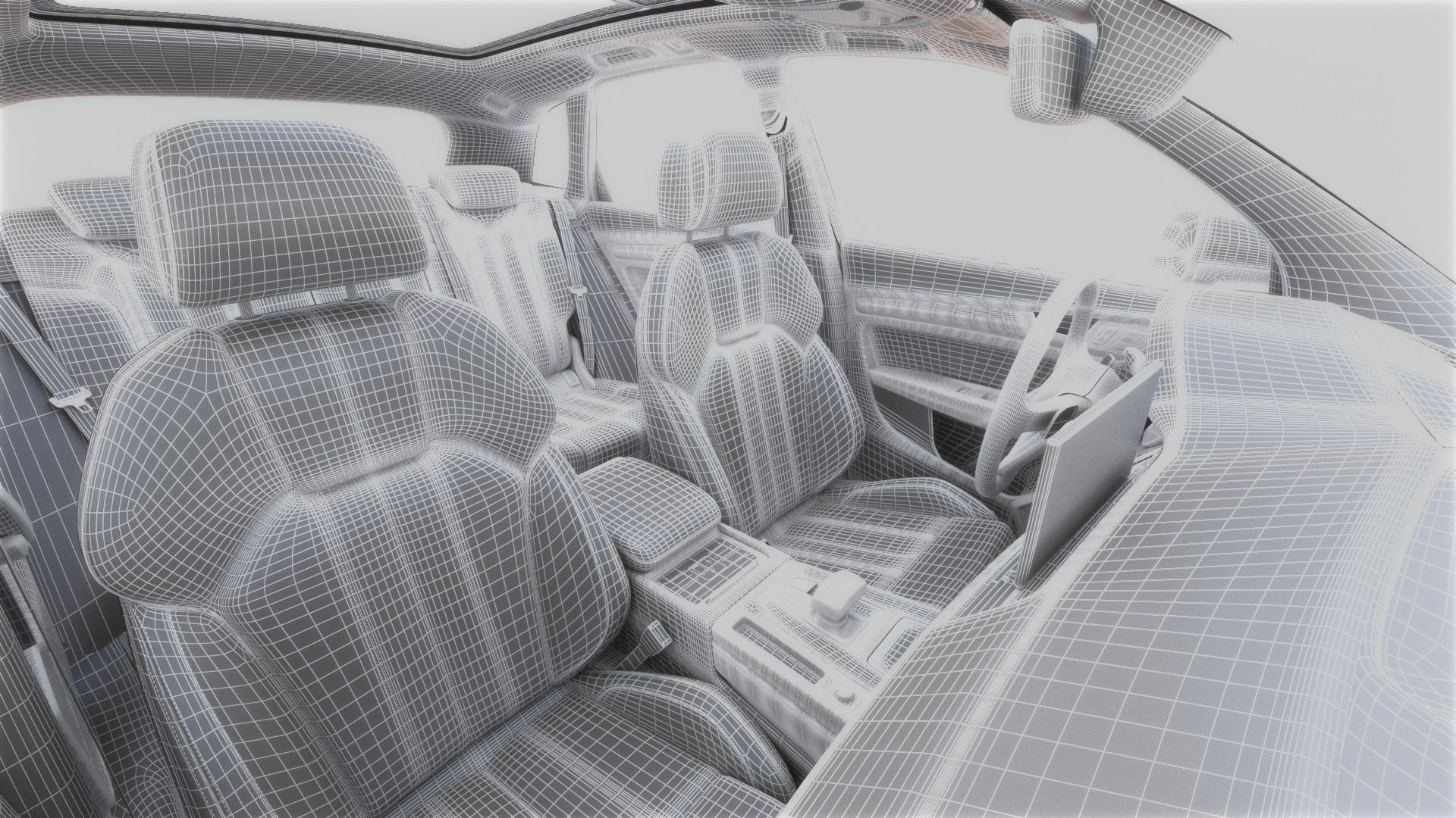 Audi Q5 2021 with interior and open doors 3D model_16