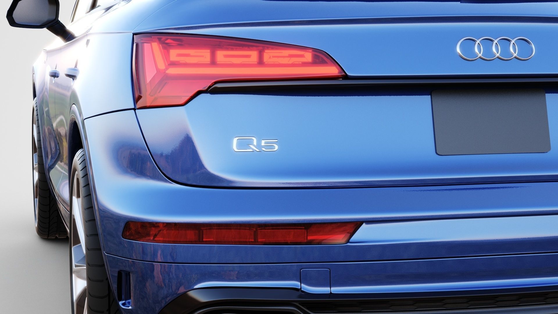 Audi Q5 2021 with interior and open doors 3D model_10