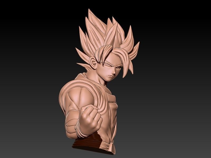 Goku DragonBall 3D print model_4