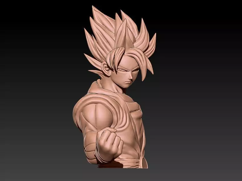 Goku DragonBall 3D print model_0