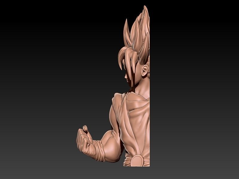 Goku DragonBall 3D print model_2