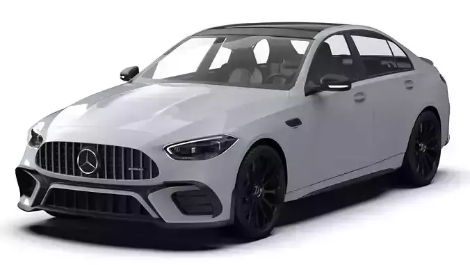 Mercedes Benz C63S AMG E Performance 2023 3D model