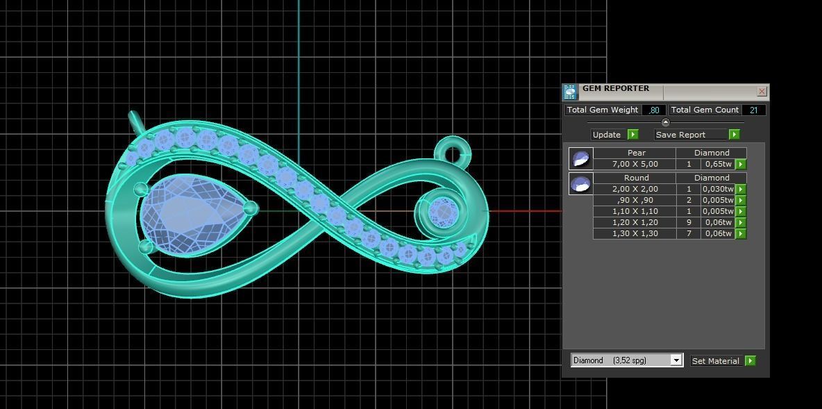 Pendant 867 3D print model_9