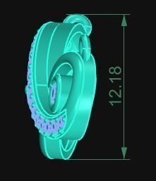 Pendant 867 3D print model_7