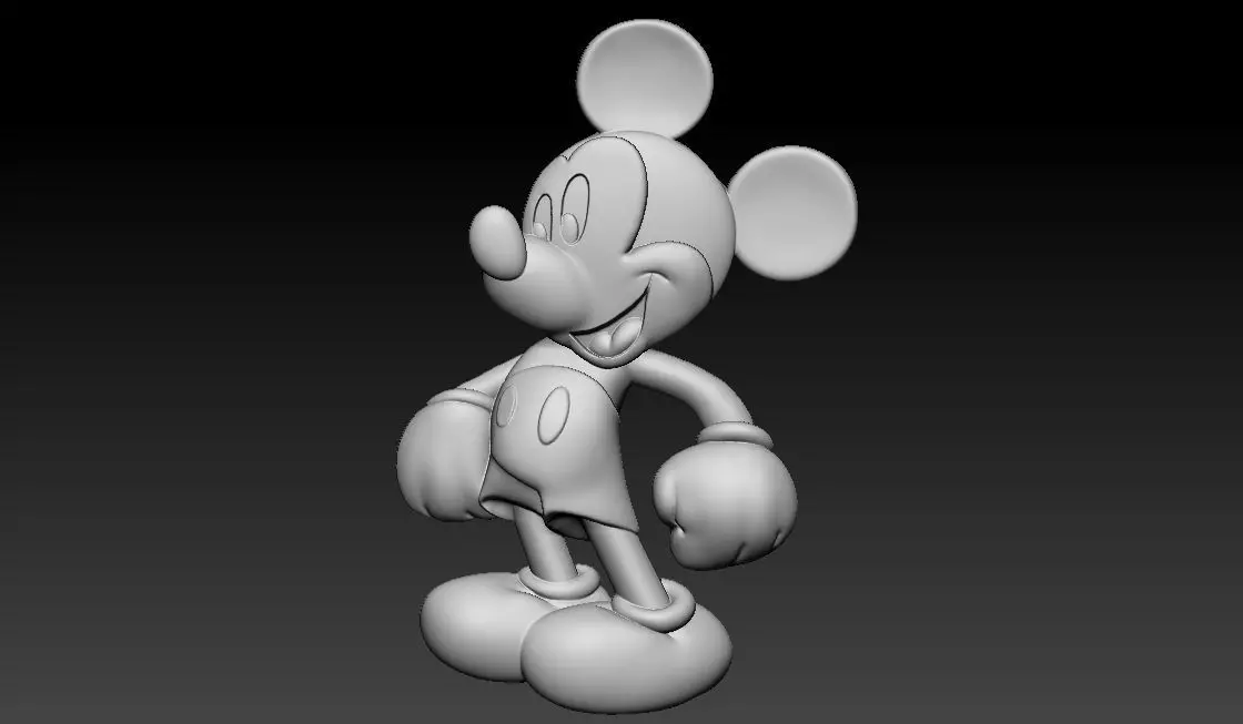 Mickey Mouse Pendant 3D print model