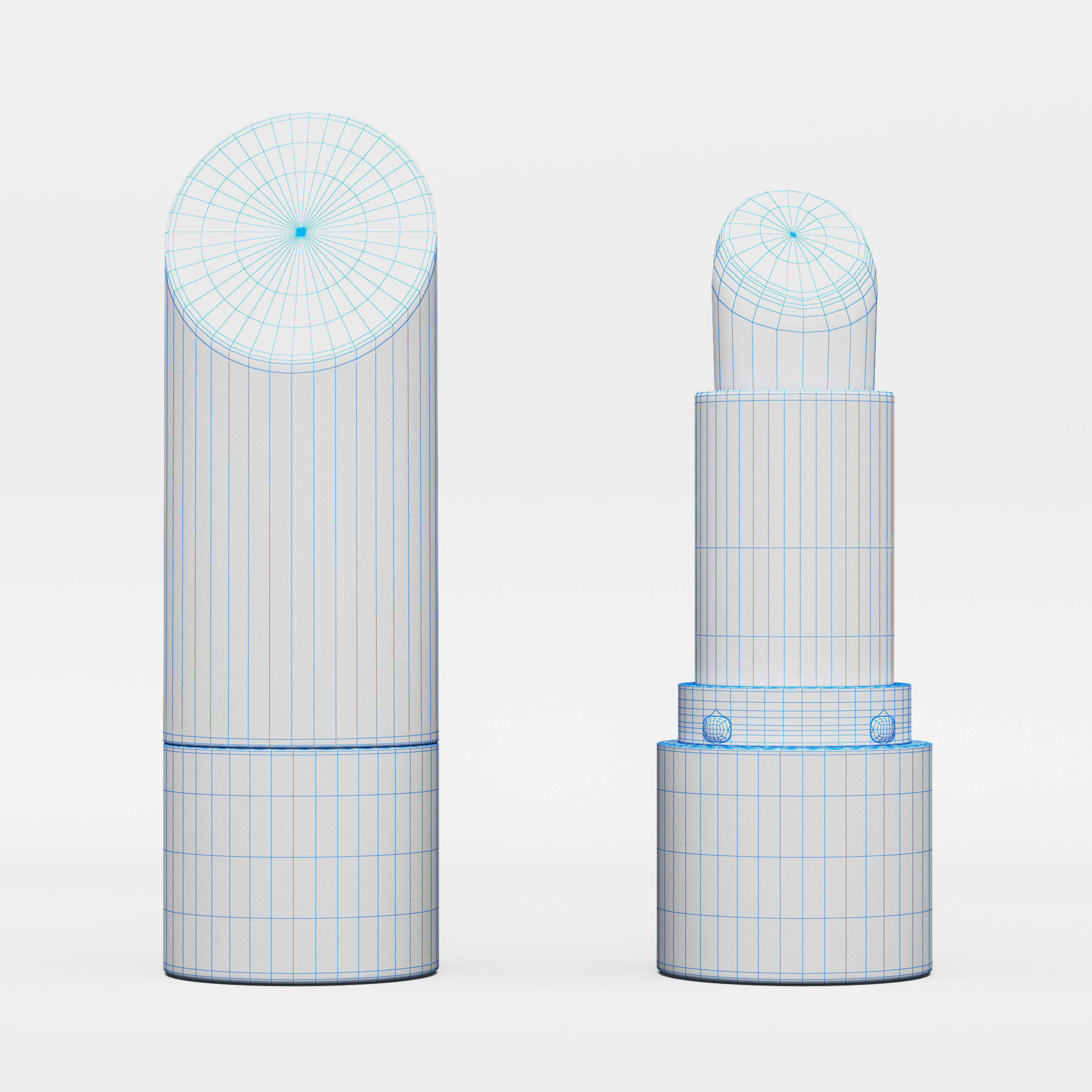 Red Lipstick 3D model_4