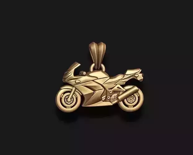Motorcycle sport pendant lite 3D print model