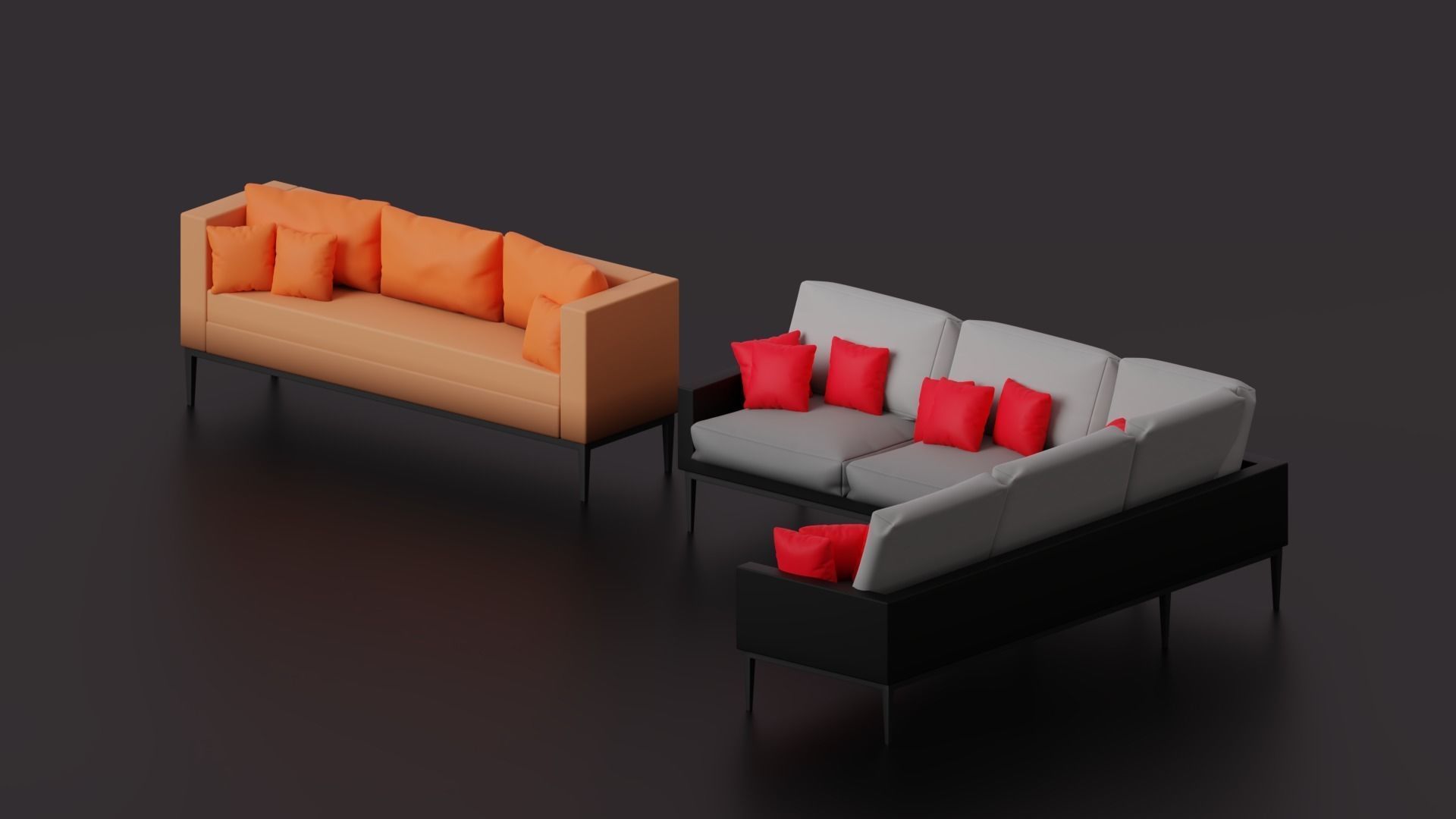 House Props Softpack Low-poly 3D model_4