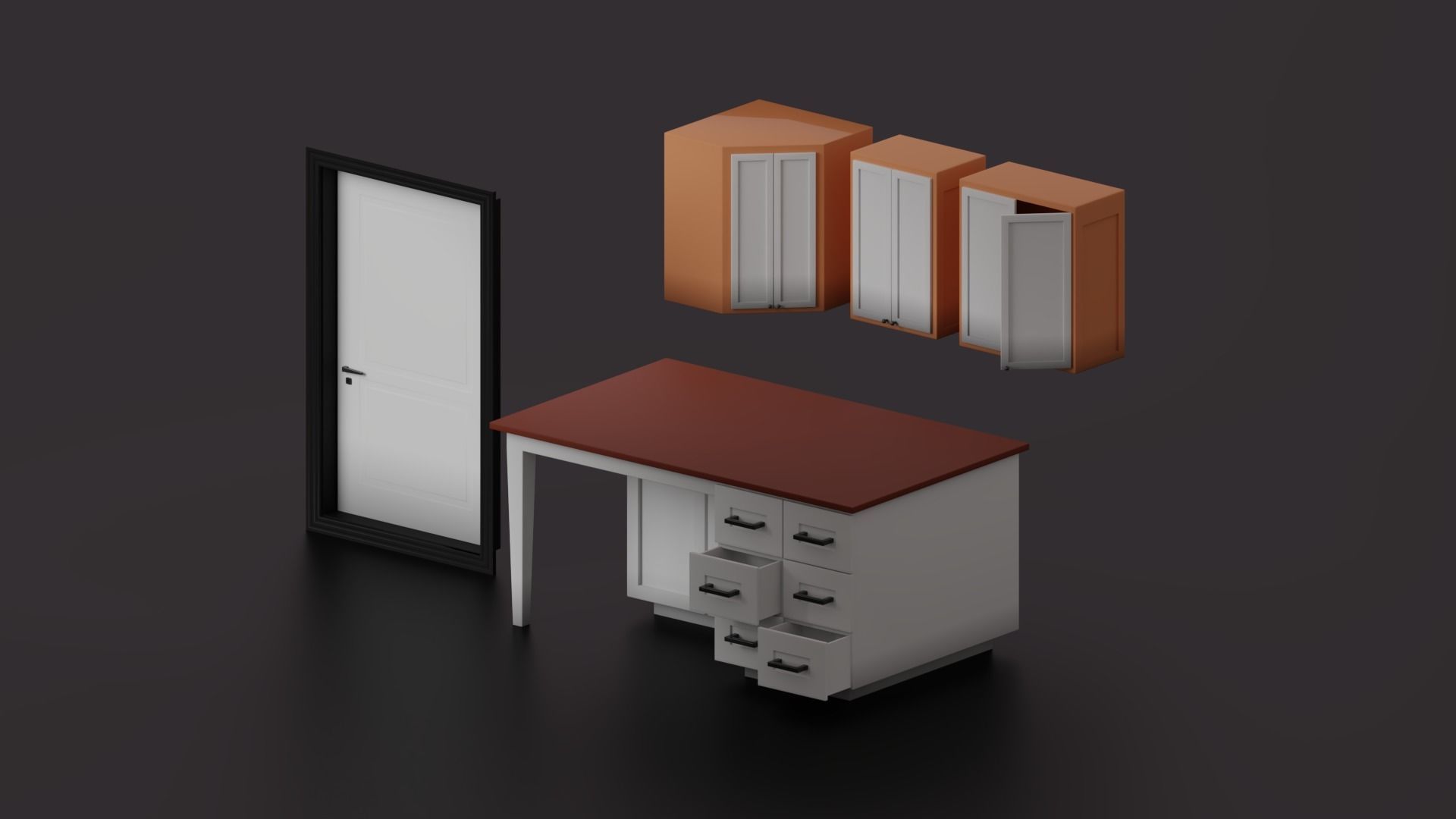 House Props Softpack Low-poly 3D model_3