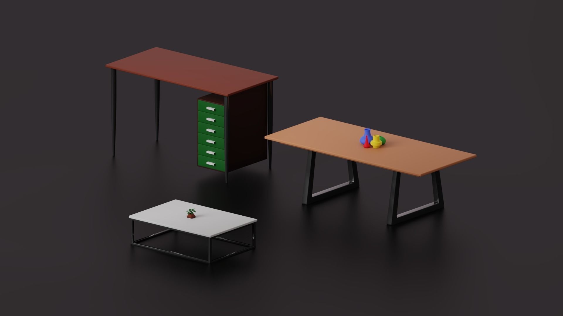 House Props Softpack Low-poly 3D model_11