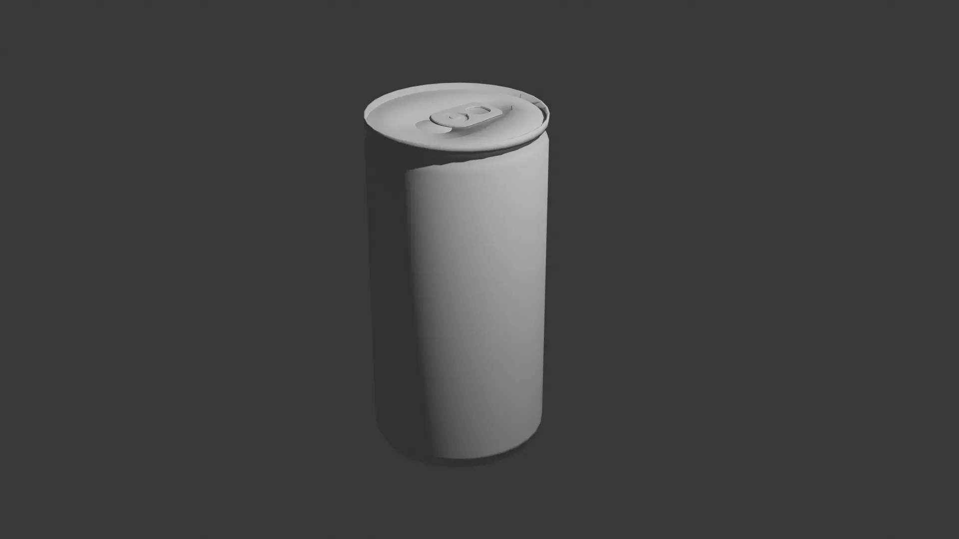 steel can 3D model_0
