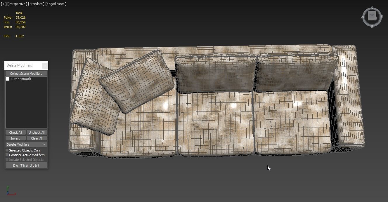 T-Time 3-Seater Sofa 3D model_7