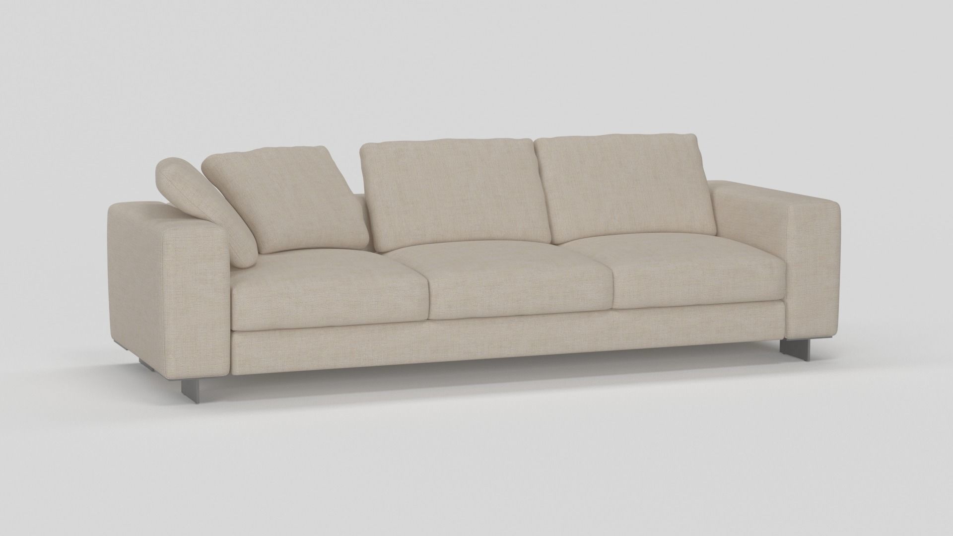 T-Time 3-Seater Sofa 3D model_8