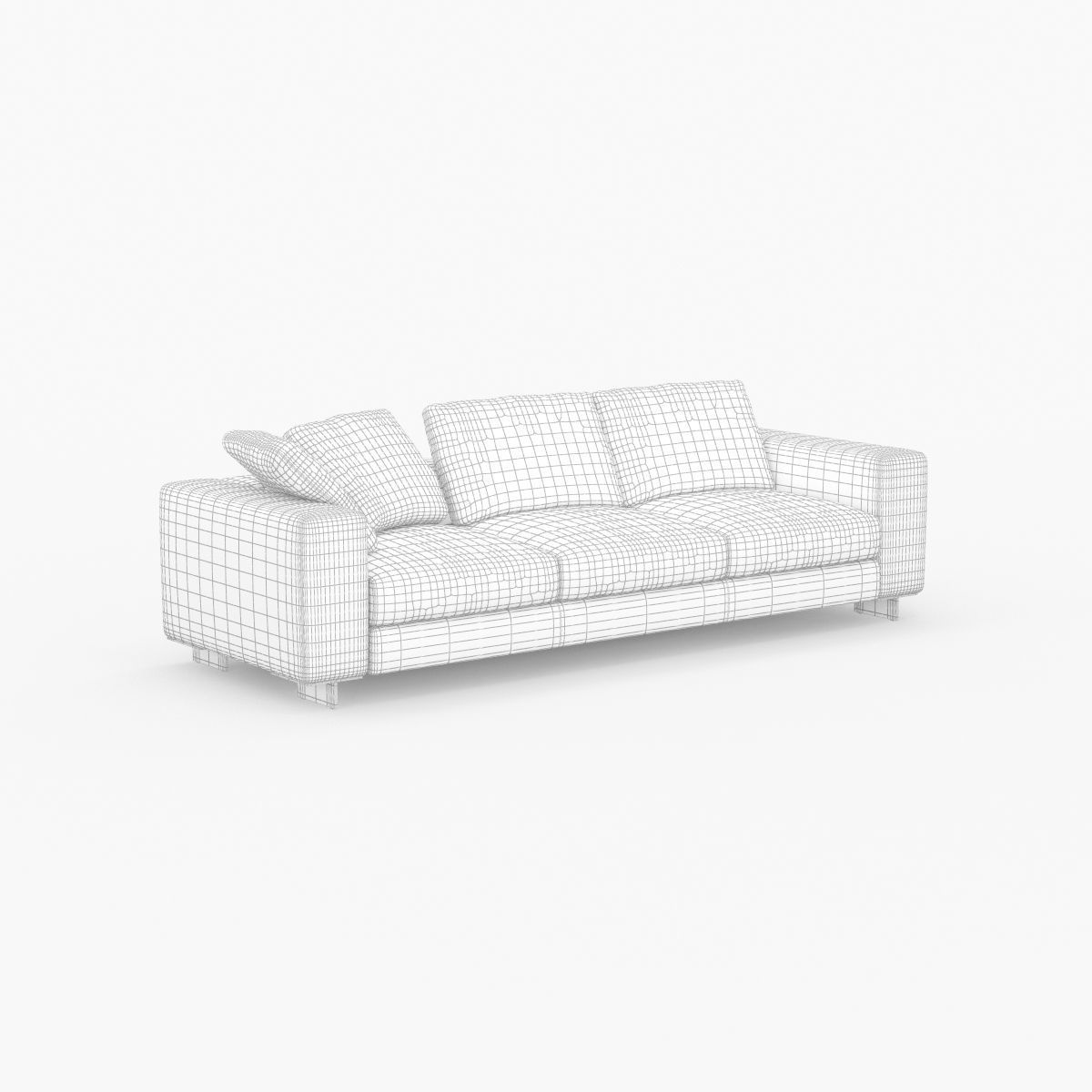 T-Time 3-Seater Sofa 3D model_34