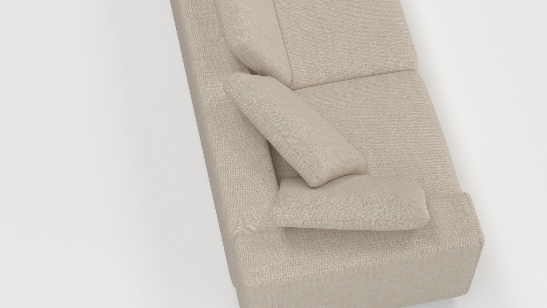 T-Time 3-Seater Sofa 3D model_2
