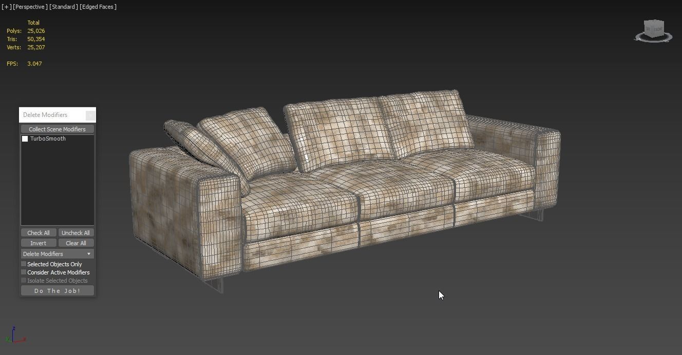 T-Time 3-Seater Sofa 3D model_4