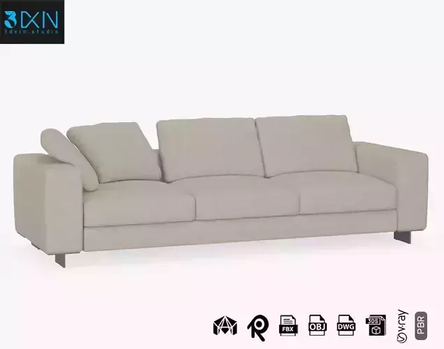 T-Time 3-Seater Sofa