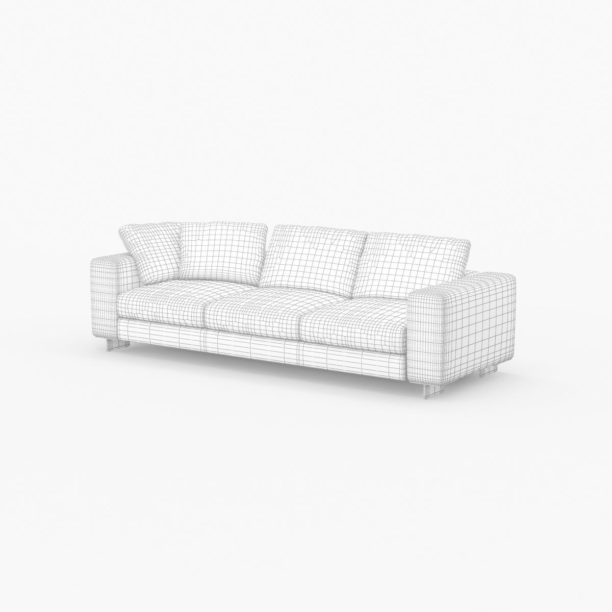 T-Time 3-Seater Sofa 3D model_32
