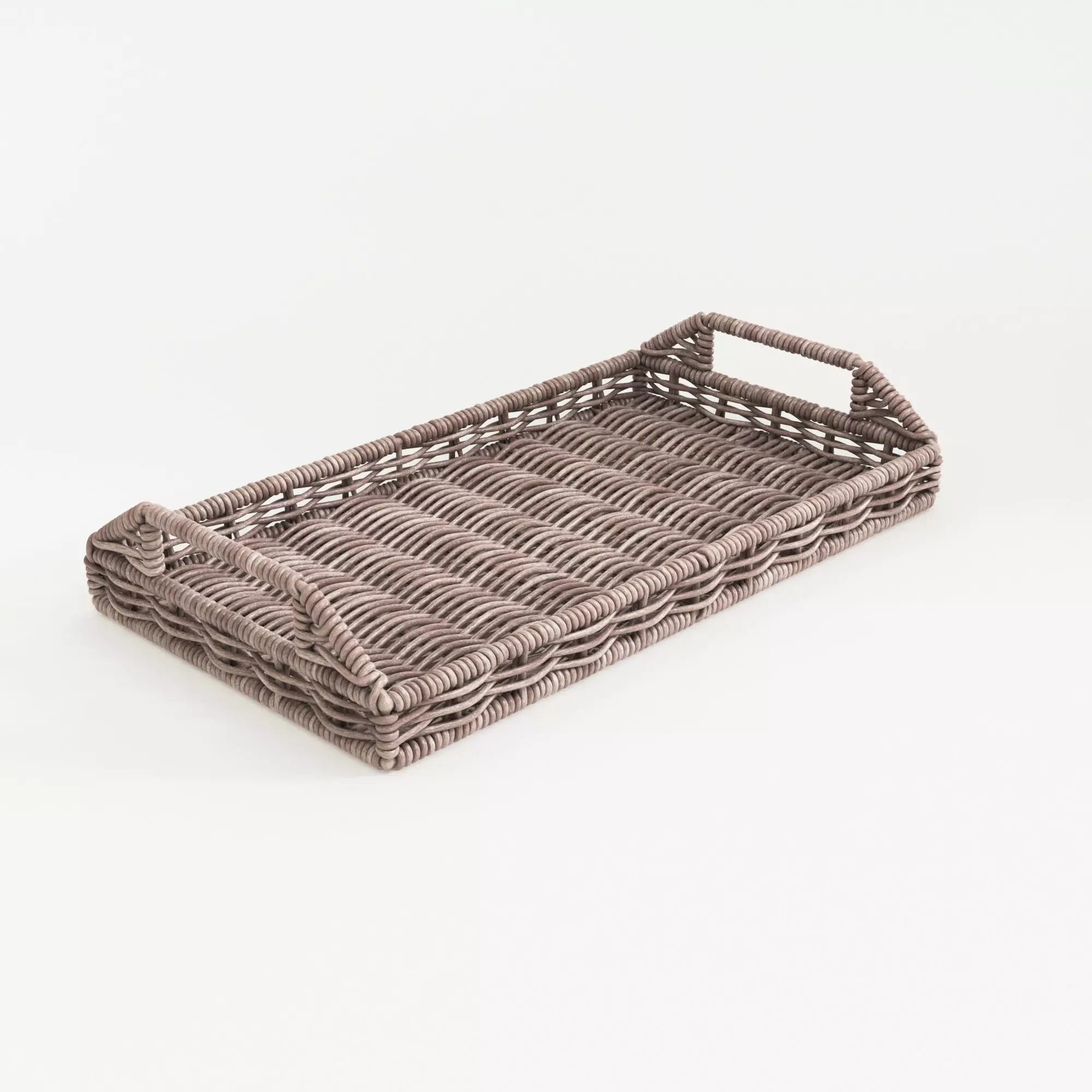 Wicker Tray 3D model_0