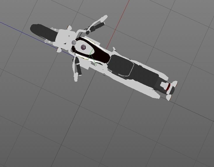 Motorcycle Kawasaki 3D model_30