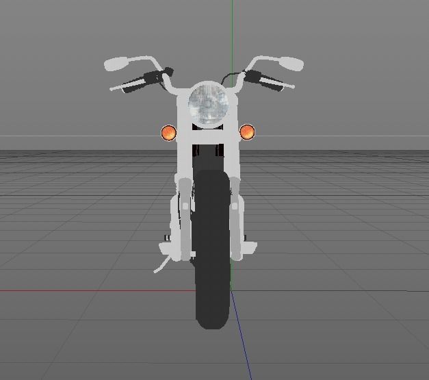 Motorcycle Kawasaki 3D model_26