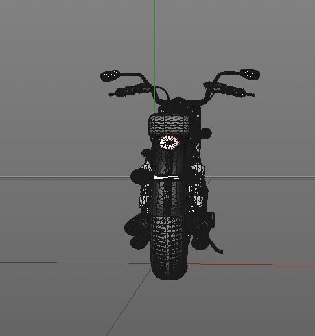 Motorcycle Kawasaki 3D model_18
