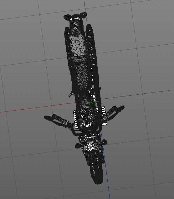 Motorcycle Kawasaki 3D model_21
