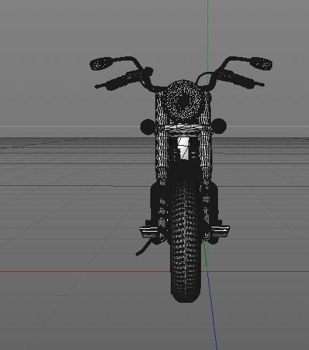 Motorcycle Kawasaki 3D model_14