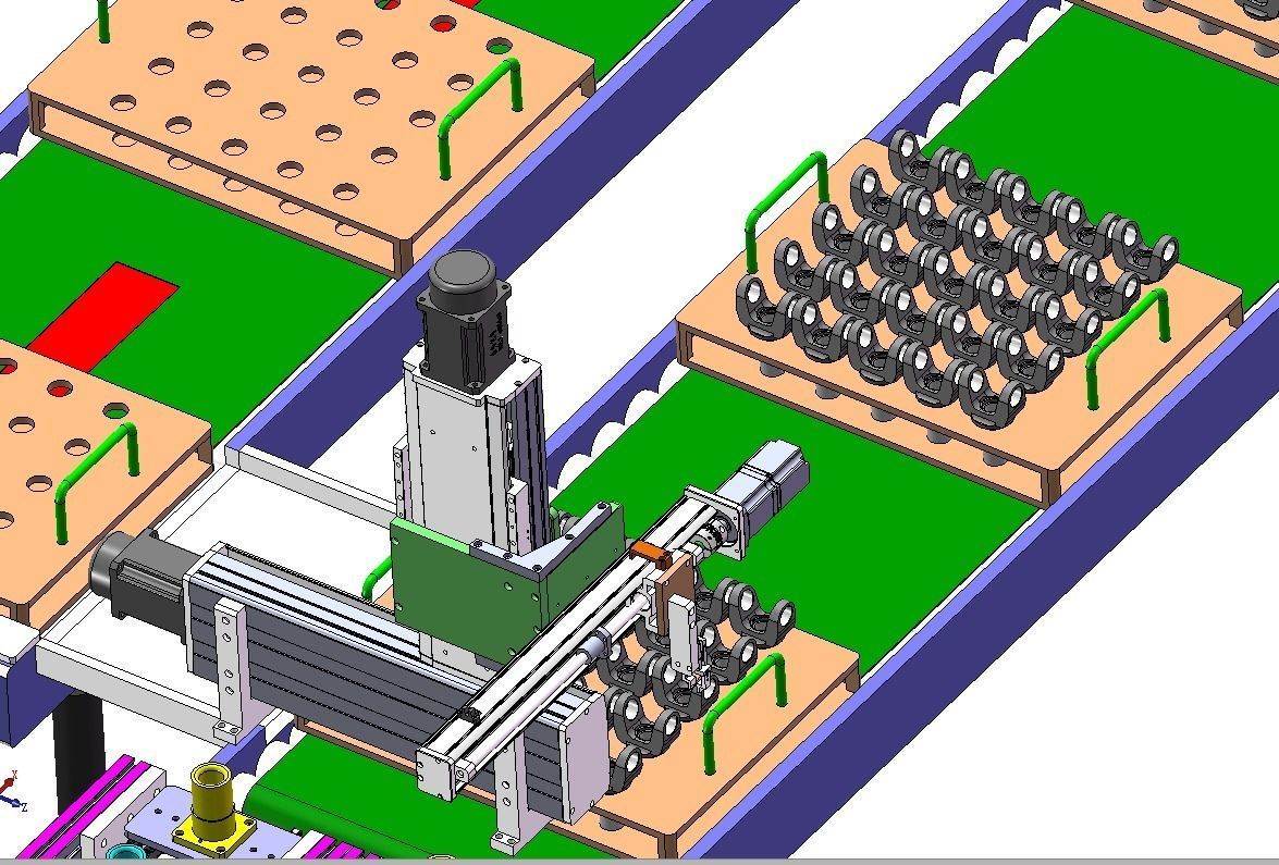 Universal joint production line 3D model_9