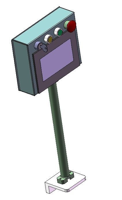 Universal joint production line 3D model_16