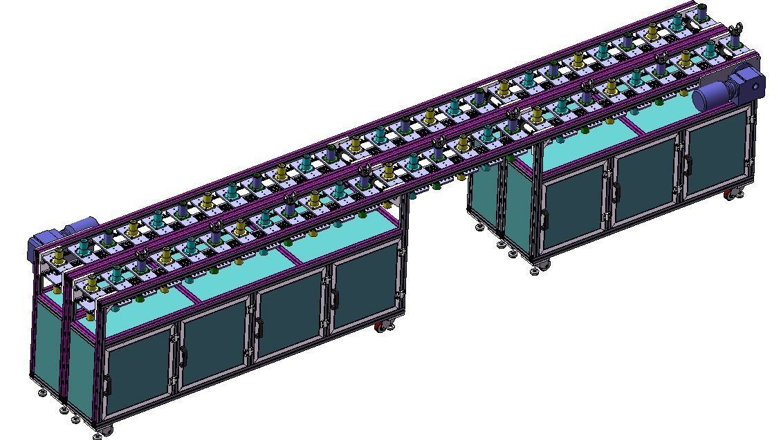 Universal joint production line 3D model_8