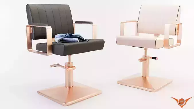 Hairdressing Chair 3D model