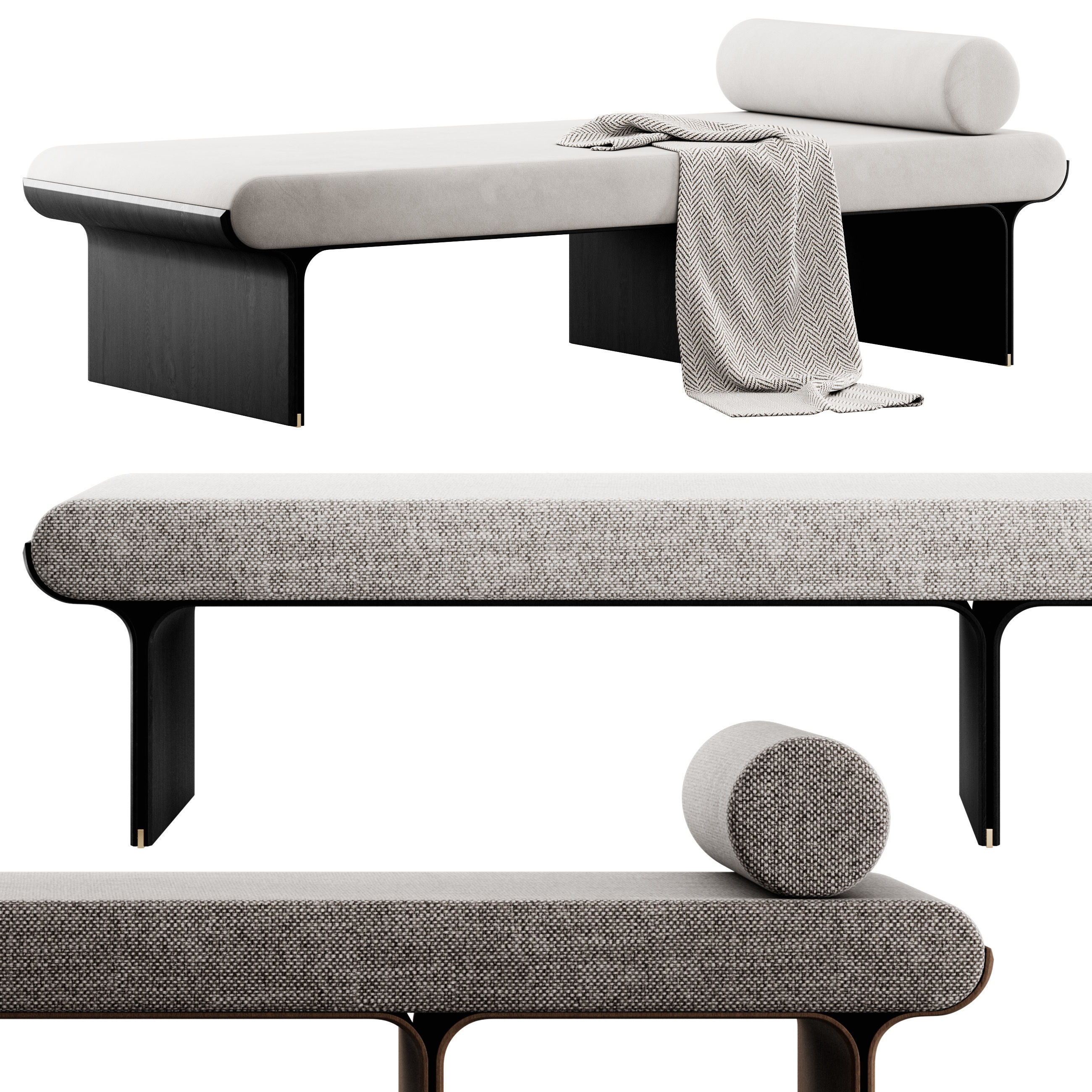Stami Daybed By Gallotti Radice 3D model_1