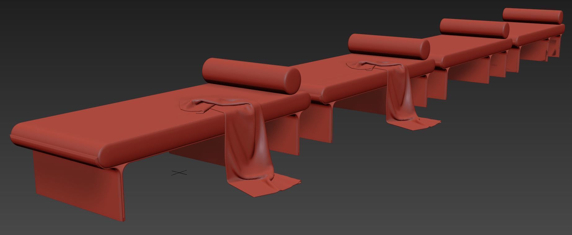 Stami Daybed By Gallotti Radice 3D model_11