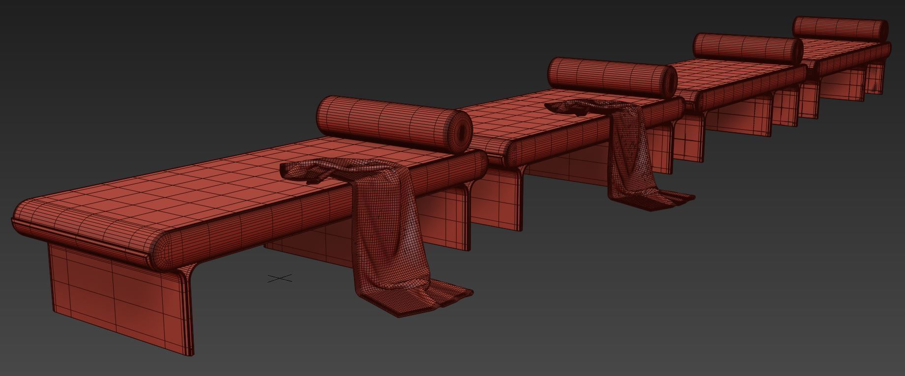 Stami Daybed By Gallotti Radice 3D model_12