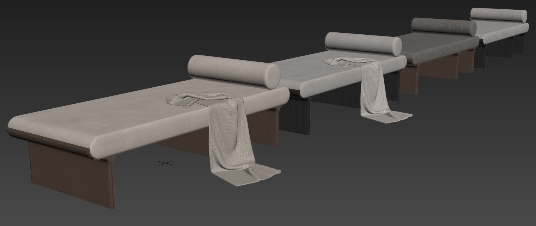 Stami Daybed By Gallotti Radice 3D model_10