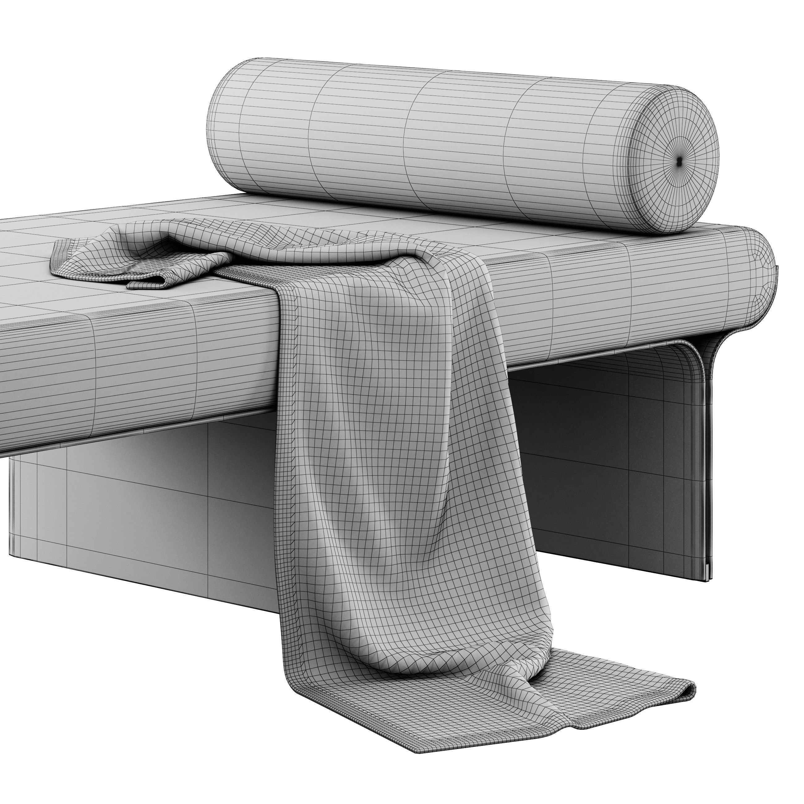 Stami Daybed By Gallotti Radice 3D model_15