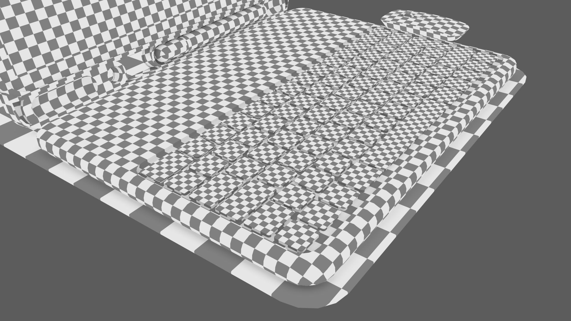 Modern Pc Tablet Set Pen Mouse Black Red Version 3D model_20