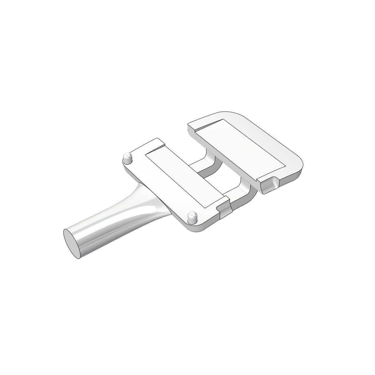 LINK STRETCH BRACELET 001 3D print model_12